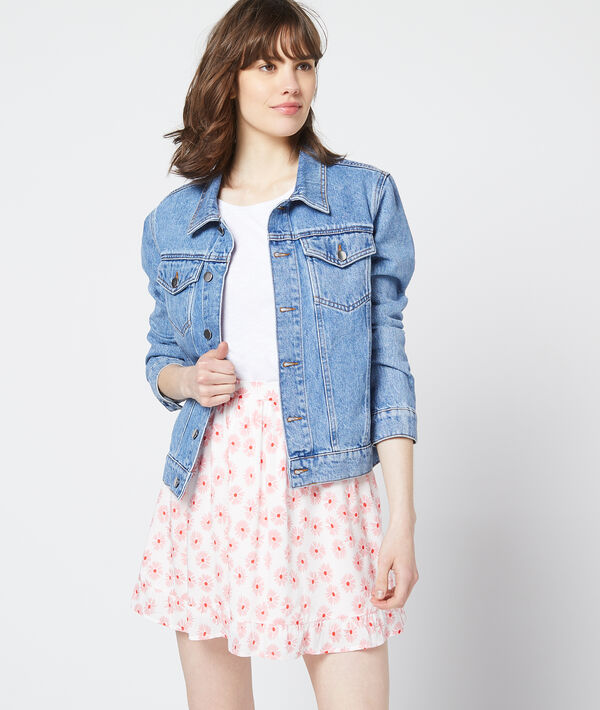 Falda patinadora estampado floral Falda patinadora estampado floral