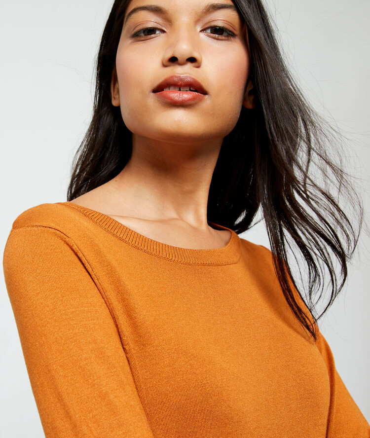 Vestido suéter c.ocre.