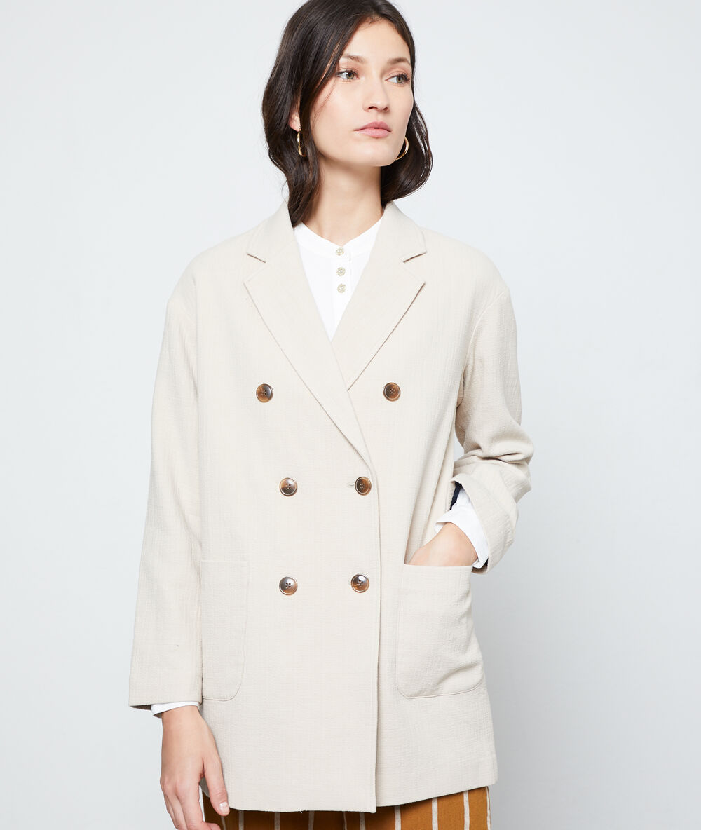 Trench corto c.beige.