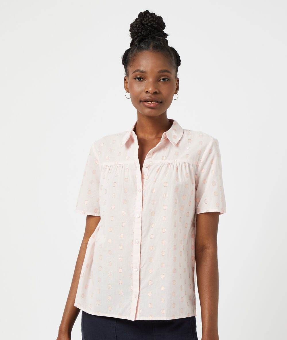 Camisa estampado de lunares c.nude.