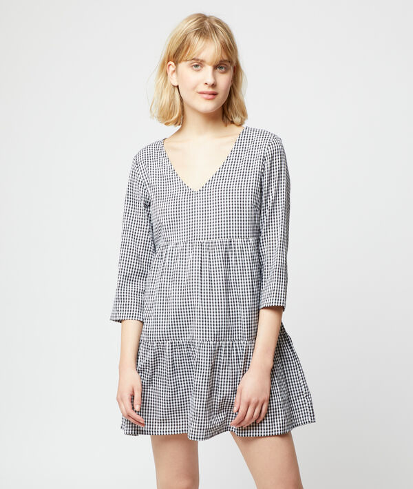 Vestido estampado vichy Vestido estampado vichy