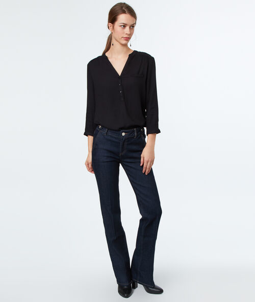 Blusa lisa manga 3/4 Blusa lisa manga 3/4