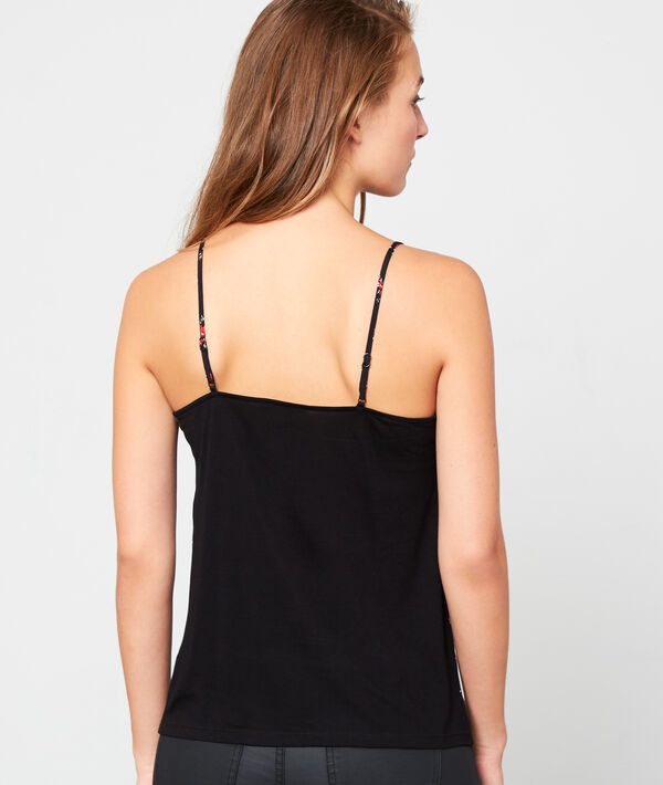 Camisola escotada de encaje Camisola escotada de encaje