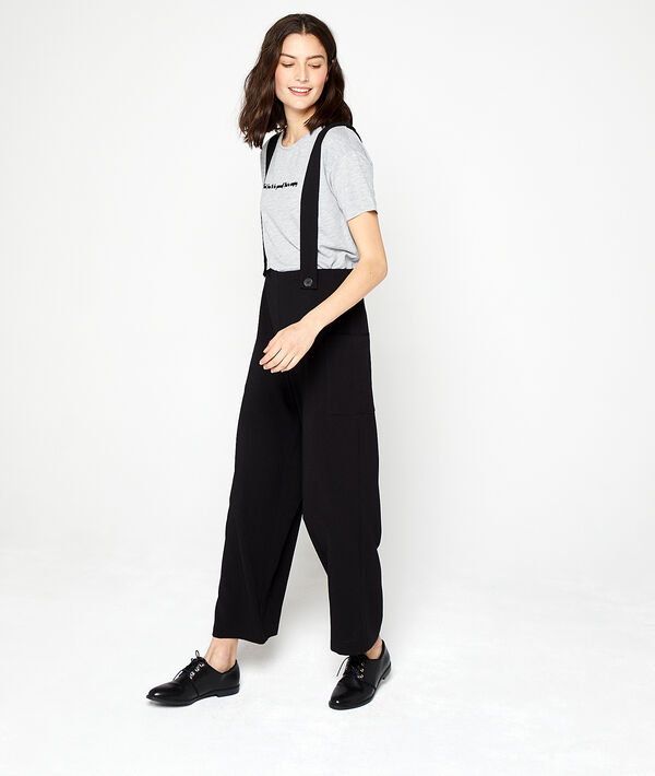 Pantalón alto con tirantes Pantalón alto con tirantes