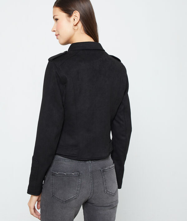 Chaqueta biker efecto ante Chaqueta biker efecto ante