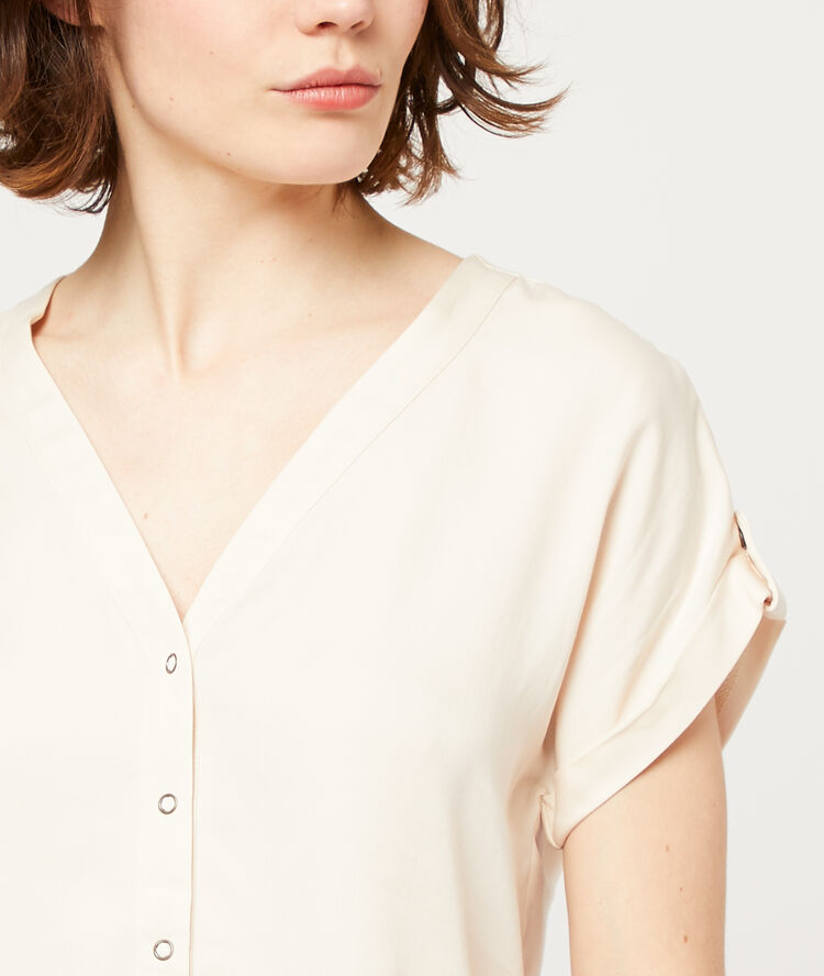 Blusa lisa c.beige.