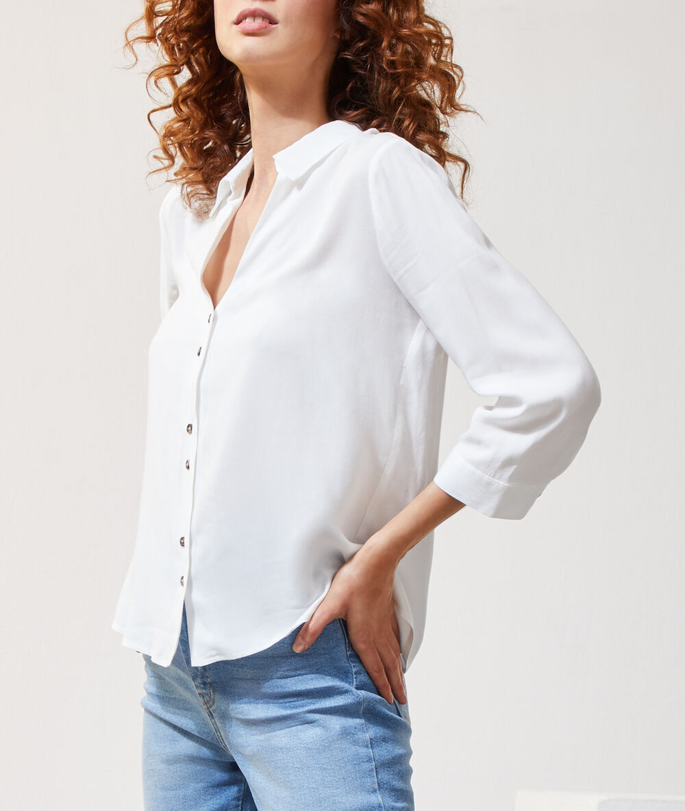 Camisa lisa crudo.