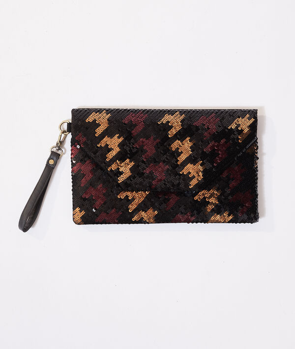 Bolso tipo cartera con lentejuelas Bolso tipo cartera con lentejuelas