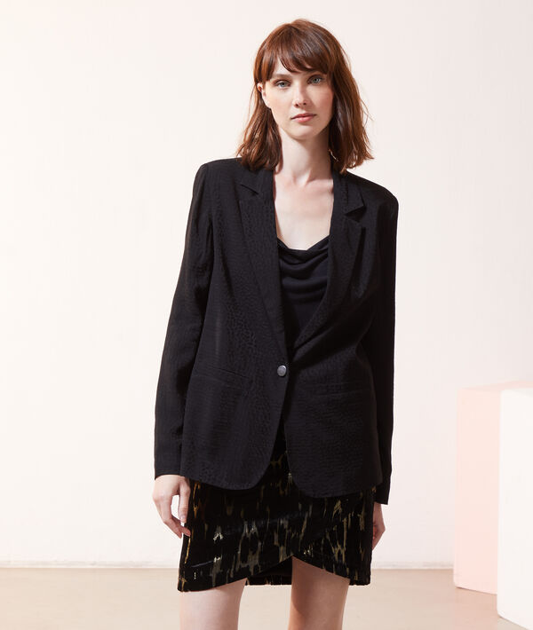 Veste droite jacquard Veste droite jacquard