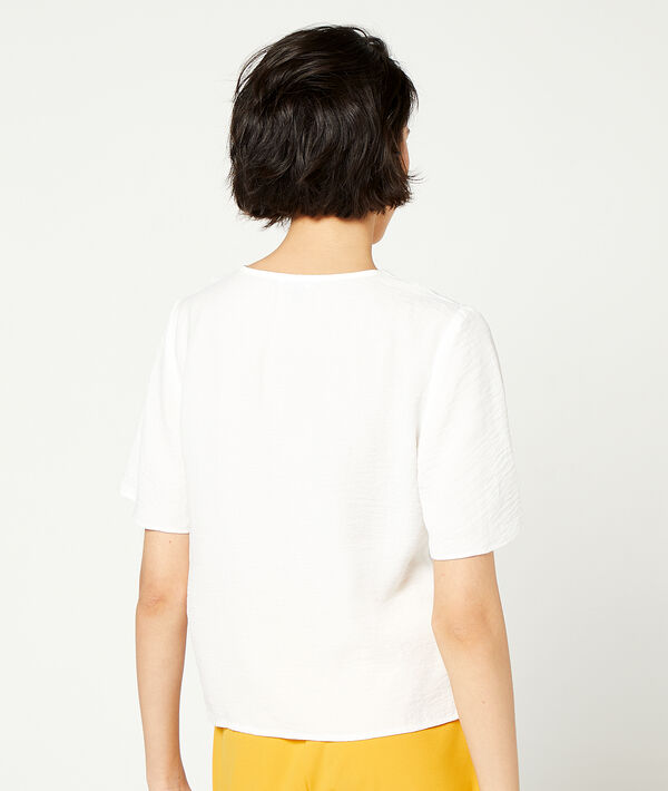 Blusa lisa con botones Blusa lisa con botones