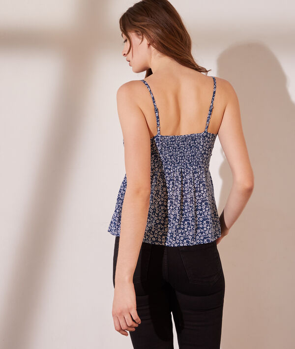 Top lazada, estampado floral Top lazada, estampado floral