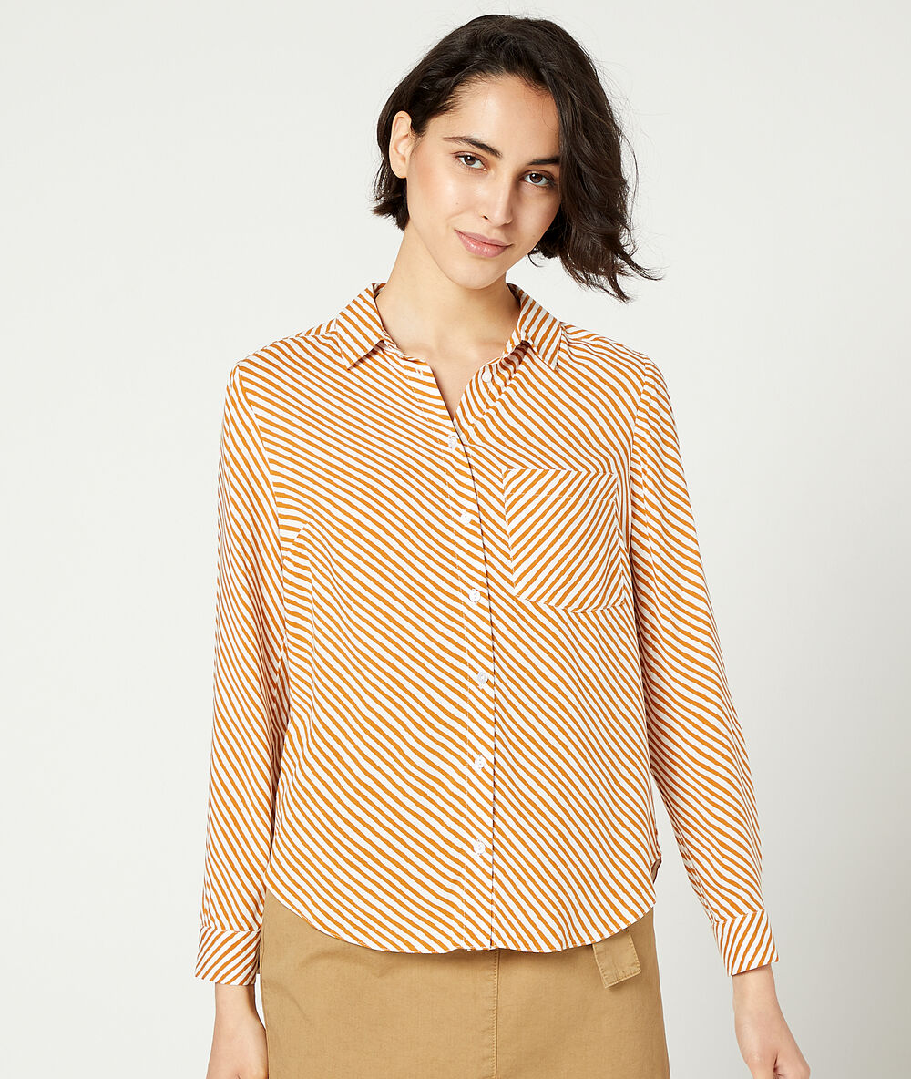 Camisa a rayas sabana.