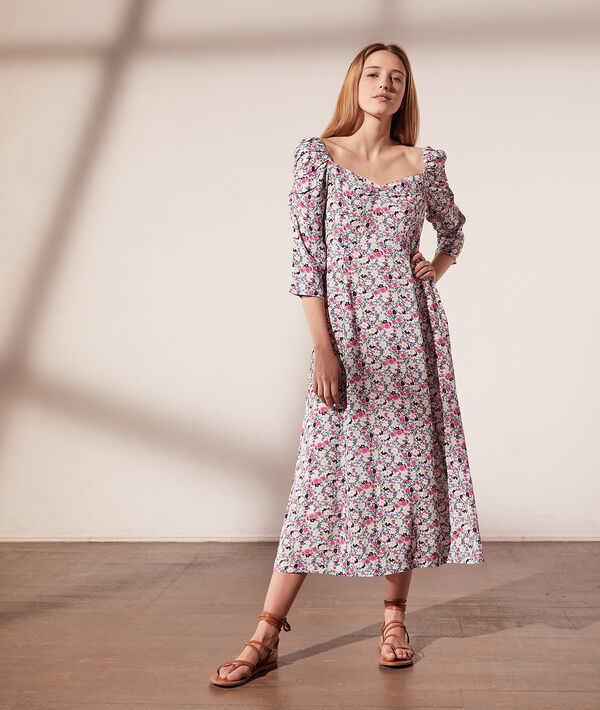Vestido largo estampado floral Vestido largo estampado floral