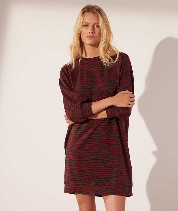 Vestido sudadera cebra Vestido sudadera cebra