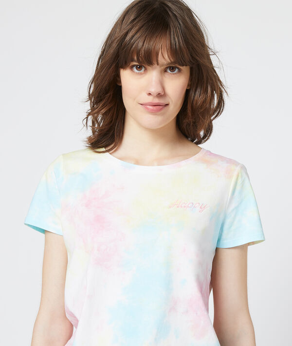 Camiseta estampada tie-dye Camiseta estampada tie-dye
