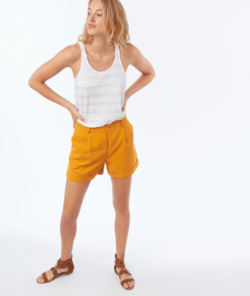 Pantalón corto tencel Pantalón corto tencel