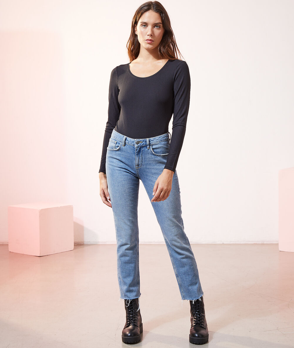 Body dos ouvert noir.