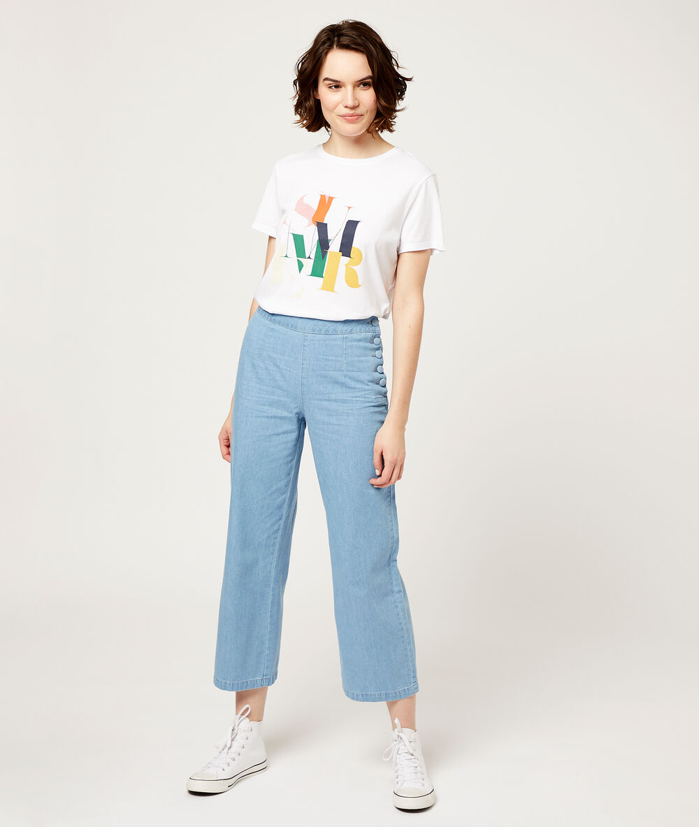Camiseta 'summer' blanco.