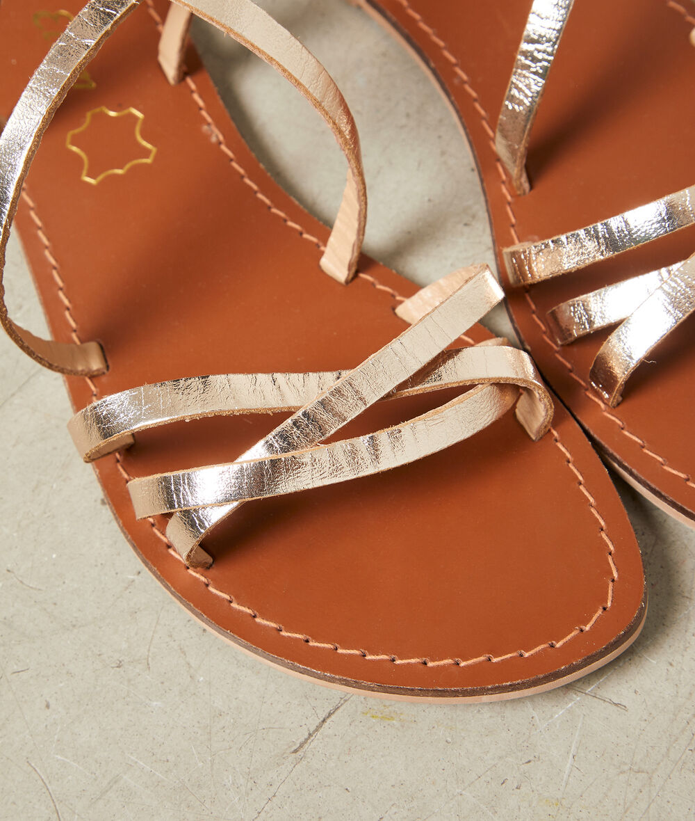 Sandalias de piel TRIO - DORE -