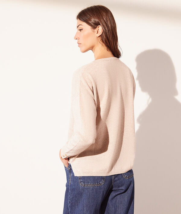 Jersey escote en V cachemira Jersey escote en V cachemira