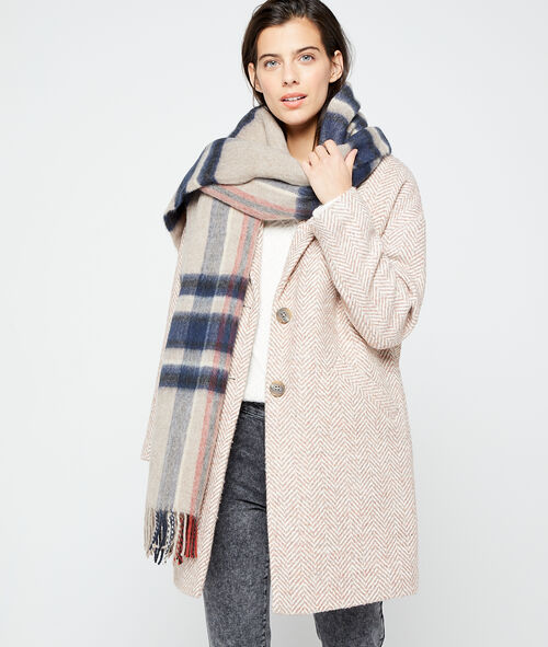 Bufanda plaid a rayas Bufanda plaid a rayas