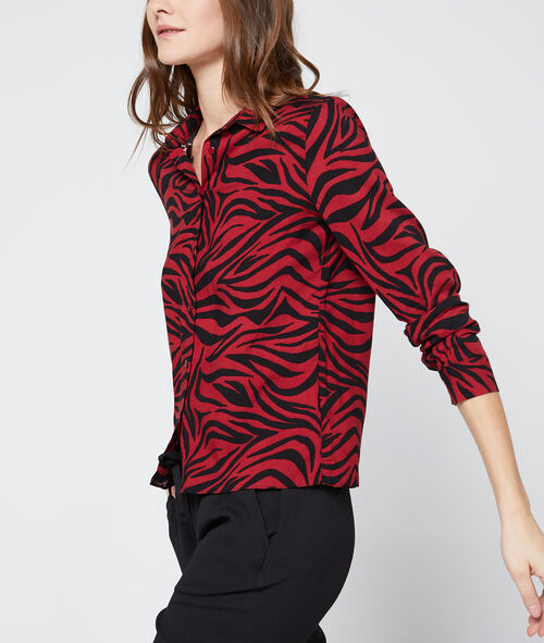 Blusa estampado de cebra Blusa estampado de cebra