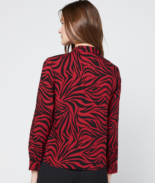 Blusa estampado de cebra Blusa estampado de cebra