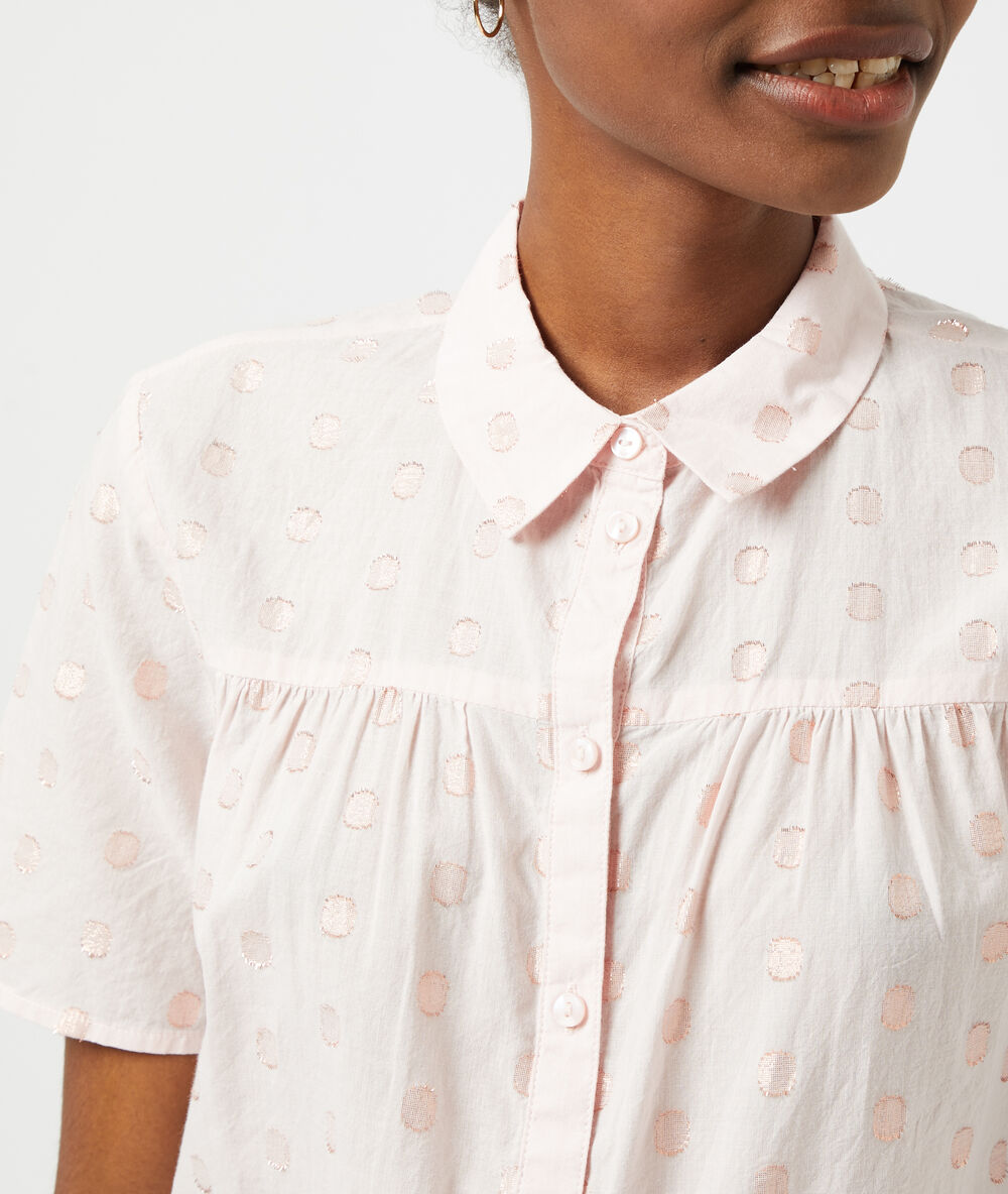 Camisa estampado de lunares c.nude.