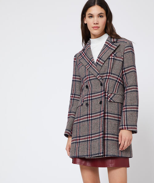 Abrigo estampado Príncipe de Gales Abrigo estampado Príncipe de Gales