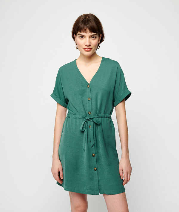 Vestido ajustado con botones Vestido ajustado con botones