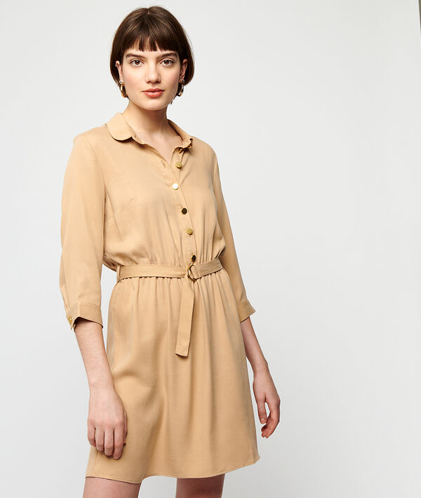 Vestido camisero con cinturón Vestido camisero con cinturón