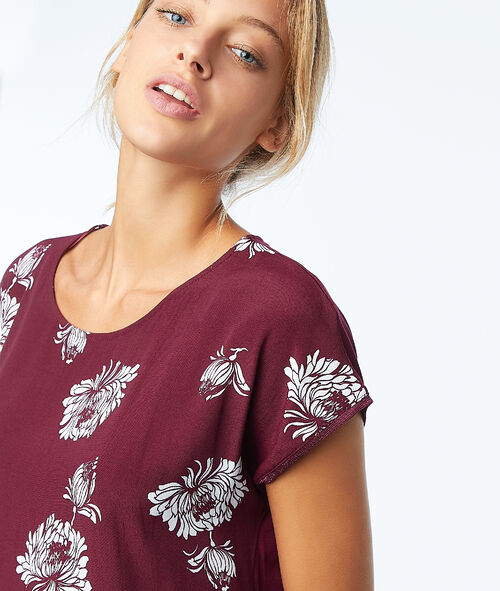Camiseta estampado floral Camiseta estampado floral
