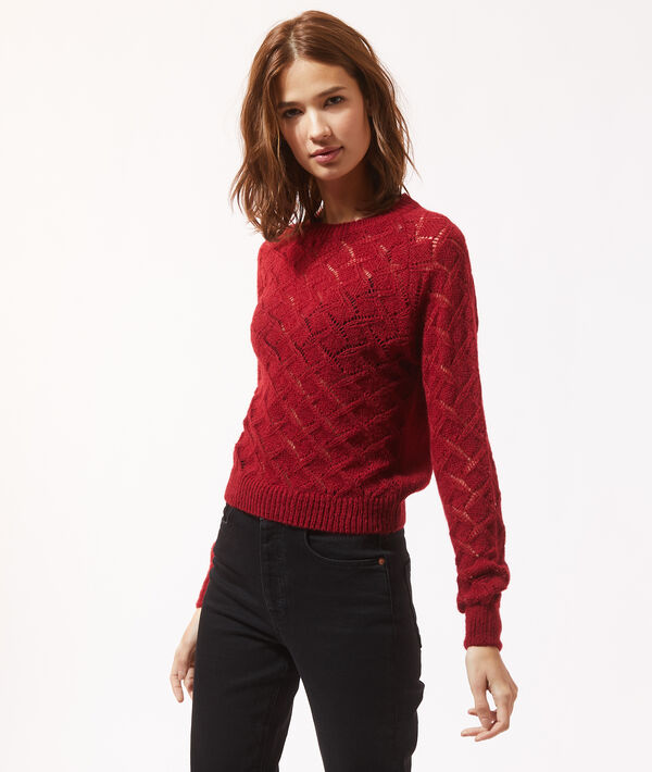 Pull maille pointelle Pull maille pointelle