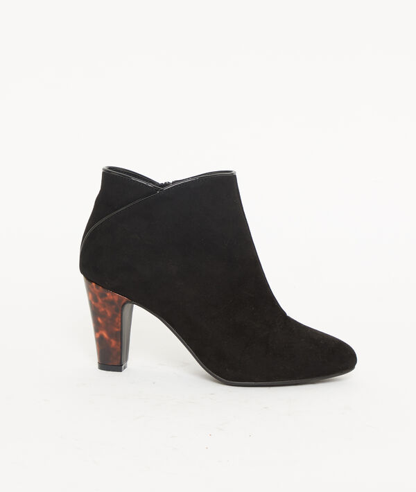 Botines con talones efecto mármol Botines con talones efecto mármol