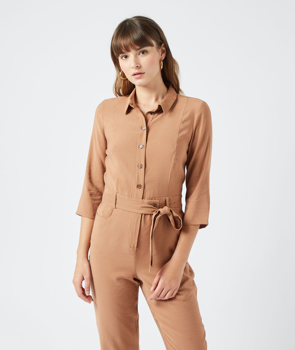 Mono largo anudado con lazada c.c.camel.