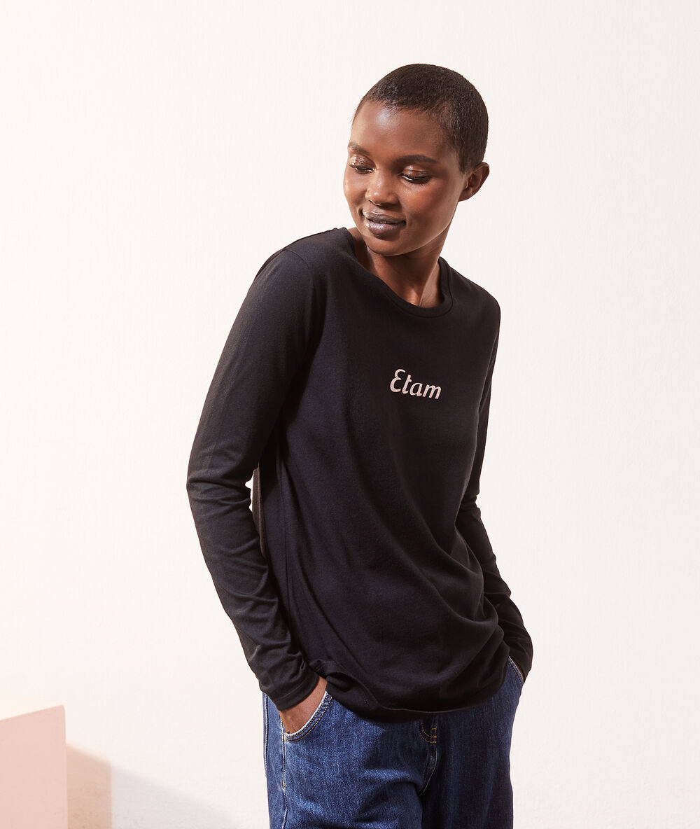 Camiseta retail negro.