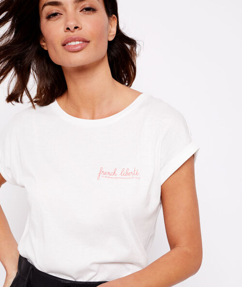 Camiseta con mensaje Camiseta con mensaje