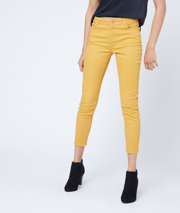 Pantalón ajustado 7/8 de algodón Pantalón ajustado 7/8 de algodón
