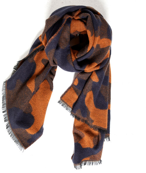 Bufanda plaid estampado camuflaje Bufanda plaid estampado camuflaje