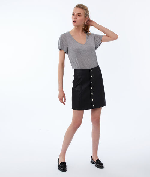 Camiseta escote en V tencel Camiseta escote en V tencel