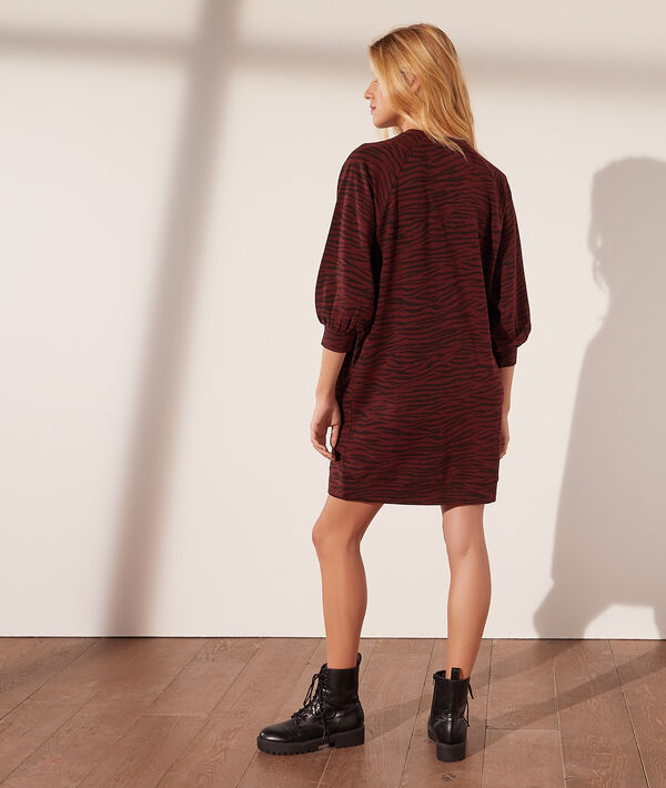 Vestido sudadera cebra Vestido sudadera cebra