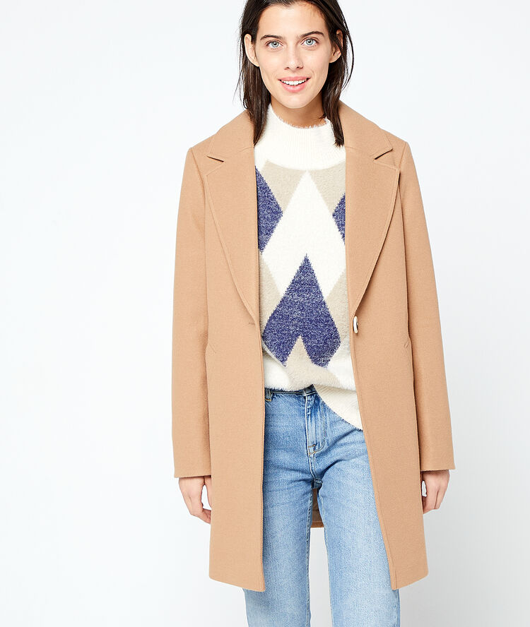 Abrigo masculino c.camel.