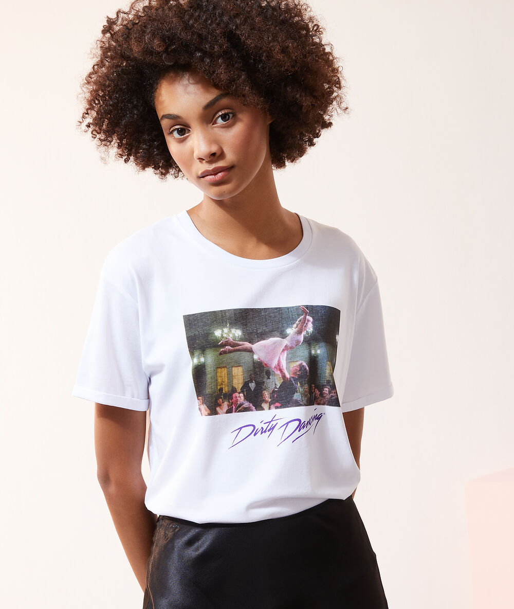 Camiseta 'dirty dancing' blanco.