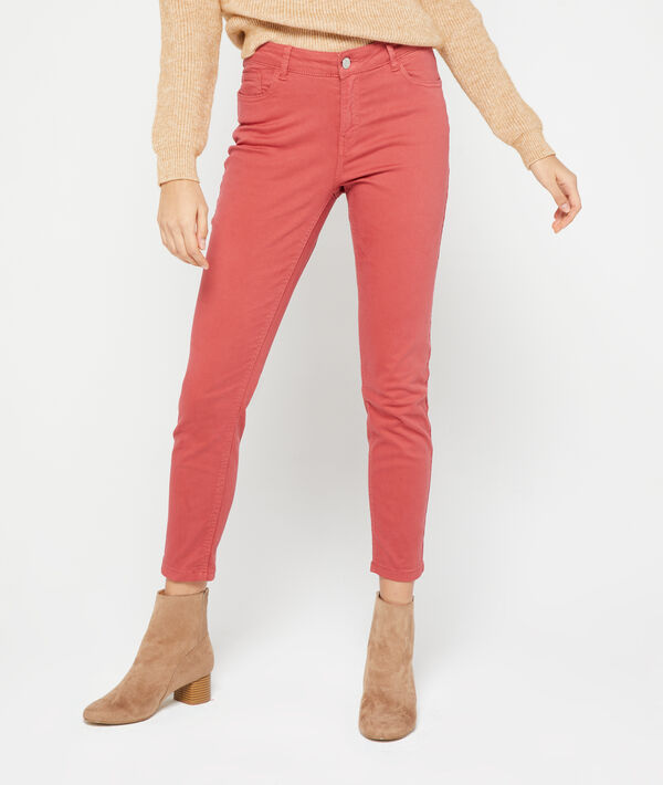 Pantalón ajustado de algodón Pantalón ajustado de algodón