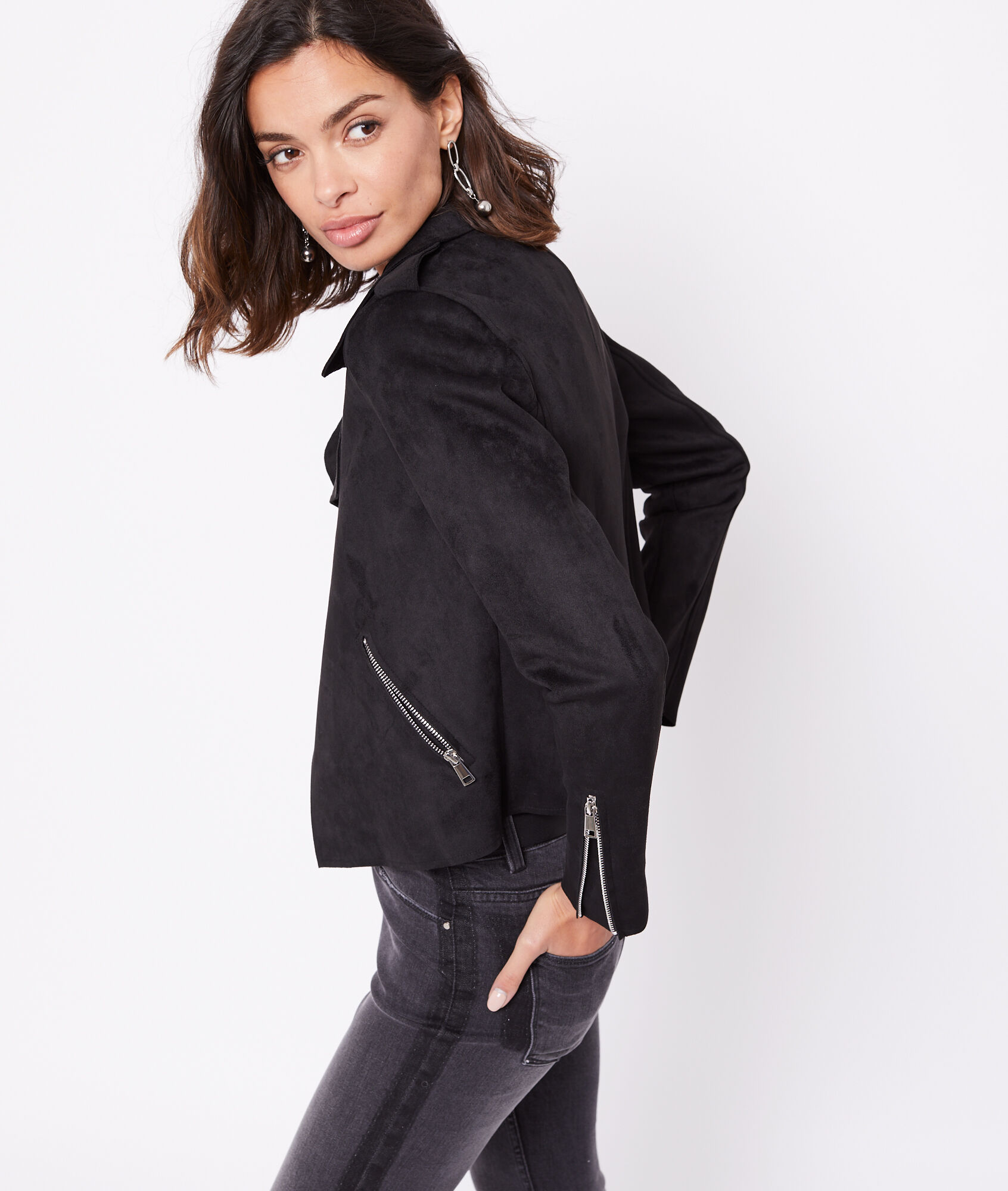 Negro Etam Chaqueta Corta Amelia Entallada wxOFqnC1H