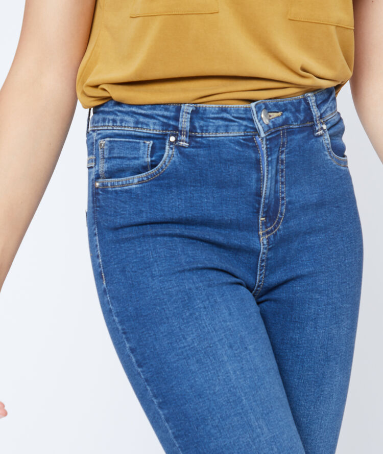 Vaquero ajustado denim.