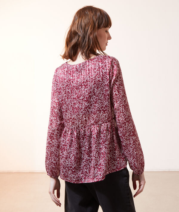 Blusa estampada 2 en 1 con top integrado Blusa estampada 2 en 1 con top integrado