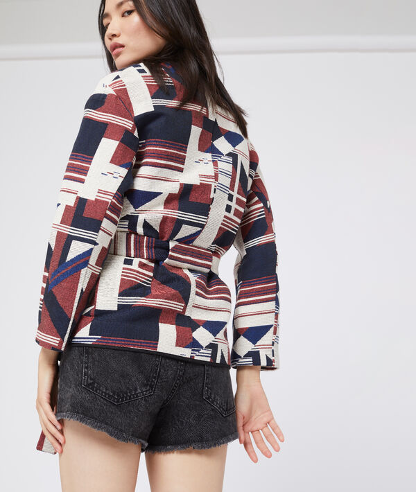 Chaqueta estampado de Jacquard Chaqueta estampado de Jacquard