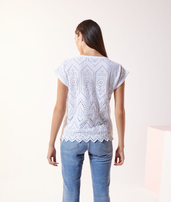 T-shirt guipure T-shirt guipure