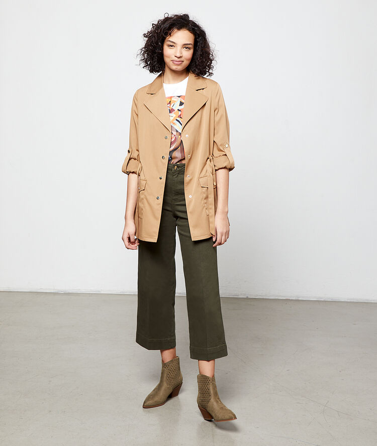 Trench corto c.camel.